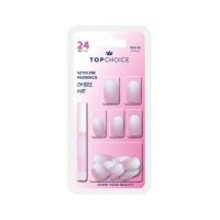 Set 24 unghii artificiale mate cu adeziv Ombre Pink Top Choice 78217 Engros