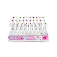 Set 30 bucati Lac de unghii Gellac 1 Step, Hybrid Effect, Non UV, Revers, 10 ml Engros