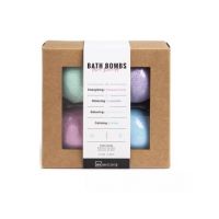 Set 4 bile de baie Pure Energy Multicolor IDC Institute 70 g Engros