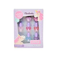 Set 5 lacuri de unghii si 2 luciu de buze Little Unicorn Martinelia 24158 Engros
