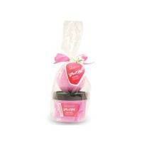 Set baie mini smoothie body scrub si bomba de baie cu capsuni IDC Institute 98150 Engros