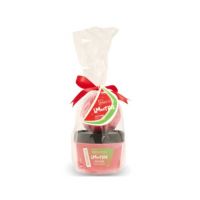 Set baie mini smoothie cu body scrub si bomba de baie cu aroma de pepene rosu IDC Institute 98153 Engros