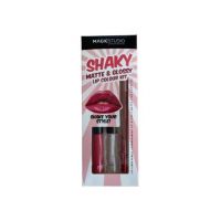 Set gloss si creion de buze Shaky, Matte & Glossy, 60749, Roz inchis, Magic Studio, 2 g Engros