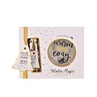 Set incalzitor si crema de maini Winter Magic, Accentra, 6056572, vanilie si mosc Engros