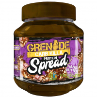 Crema Proteica Tartinabila cu Aroma de Ciocolata si Bucati de Alune Grenade Carb Killa 360g