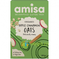 Porridge din Ovaz cu Mar si Scortisoara fara Gluten Ecologic/Bio 300g