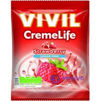 Bomboane Cremoase cu Capsuni fara Zahar 60g