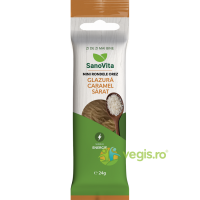 Mini Rondele din Orez cu Glazura de Caramel Sarat 24g