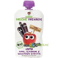 Piure de Mere, Afine si Morcov Negru Ecologic/Bio 100g