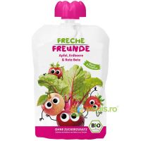 Piure de Mere, Sfecla Rosie, Capsuni Ecologic/Bio 100g
