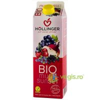 Suc de Fructe si Sfecla Rosie Multi Sunset fara Zahar Ecologic/Bio 1L