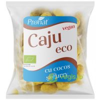 Caju Condimentat cu Aroma de Curry si Nuca de Cocos Ecologic/Bio 50g