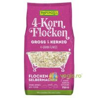 Fulgi Mari din 4 Cereale Ecologici/Bio 750g