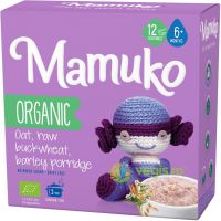 Porridge din 3 Cereale (Ovaz, Hrisca si Orz) 6+ Luni Ecologic/Bio 200g
