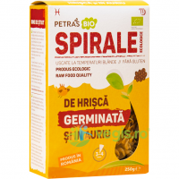 Spirale din Hrisca Germinata si In Auriu fara Gluten Ecologice/Bio 250g