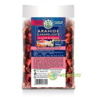 Arahide Caramelizate cu Aroma de Capsuni 100g