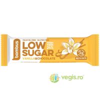 Baton Proteic Low Sugar cu Vanilie si Ciocolata fara Gluten 40g