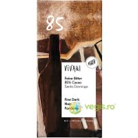 Ciocolata Amaruie Vegana cu 85% Cacao Ecologica/Bio 100g