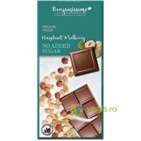 Ciocolata cu Alune si Dude fara Zahar Adaugat Ecologica/Bio 70g