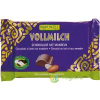 Ciocolata cu Lapte Integral si Migdale Intregi Ecologica/Bio 100g