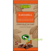 Ciocolata cu Lapte si Crema de Caramel Ecologica/Bio 100g