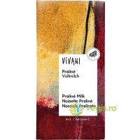 Ciocolata cu Praline si Lapte Integral Ecologica/Bio 100g