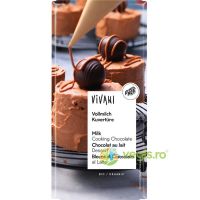 Ciocolata Cuvertura cu Lapte Integral Ecologica/Bio 200g