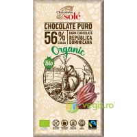 Ciocolata Neagra 56% Cacao fara Gluten Ecologica/Bio 100g
