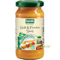 Mustar pentru Gratar si Fondue fara Gluten Ecologic/Bio 200ml