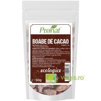 Boabe de Cacao Raw Ecologice/Bio 50g