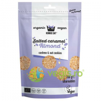 Cookies (Fursecuri) cu Migdale Sarate si Caramelizate fara Gluten Kookie Cat Ecologice/Bio 100g