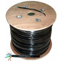 CABLU UTP CAT5E CU + GEL NEGRU TAMBUR 305M