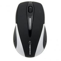 Mouse Antares, optic, wireless, 1000 dpi, 2.4 GHz, negru/ argintiu
