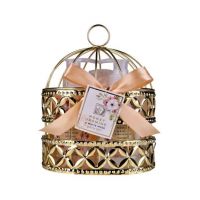 Set 3 produse de baie cu aroma de miere si iasomie Accentra 6057628, 430 ml Engros