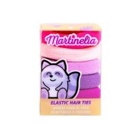 Set 5 elastice pentru par Martinelia 3011w, roz si mov Engros