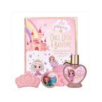 Set de baie in forma de carte cu aroma de cheesecake si capsuni Little Princess Accentra 6057146, 150 ml Engros