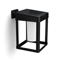 Aplica exterior Philips Camill, LED,cu senzor,  1.4 W, plastic, patrat, negru