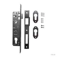 Broasca ingropata Kale, profil ingust, otel cromat, reversibila, placa frontala 23 mm, 153 x 85 mm