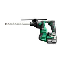 Ciocan rotopercutor Hikoki DH18DPA, SDS-Plus, 2 functii, 18 V
