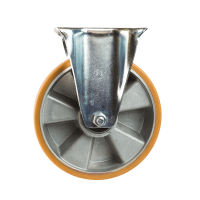 Rola pivotanta fixa, poliuretan, 200 x 50 mm, 400 kg