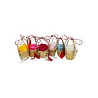 Aranjament En-gros Cosulet cu Trandafir de sapun 11.5×6cm, diverse culori