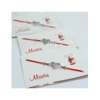 Bratari engros martie inima ambalate individual pe elastic set 20/buc