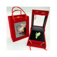 Cutie de catifea engros pentru brose poseta 6.5×8.8×3.5 cm set 12/buc