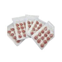 Set brose engros martisor buburuza mare cu pietricele set brose 12/buc