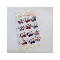 Set brose engros martisor fluture multicolor cu pietricele set brose 12/buc