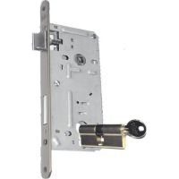 Broasca ingropata pentru usa lemn Yale, alb, 43 x 90 mm