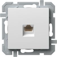 Priza date TEM CAT5E KS RJ45 8/8, alb polar, 71 x 71 x 38 mm