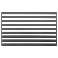 Panou gard Kora, otel zincat, gri antracit, RAL 7016, 1200 x 2000 mm