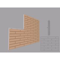 Termosistem decorativ FPTD06, H 500 x L 2000 X G 30 mm