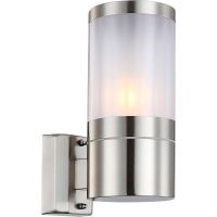 Aplica exterior Xeloo, inox, 1 sursa de iluminat, IP44, 1 x 60 W, 102 x 155 x 24 mm